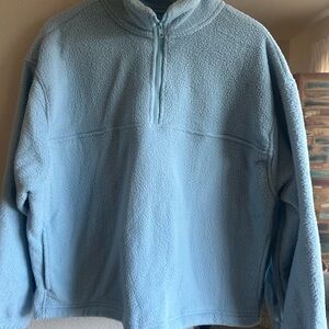 Women’s Baby Blue Fleece Pullover